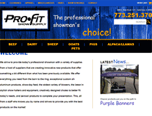 Tablet Screenshot of pro-fitsupply.com